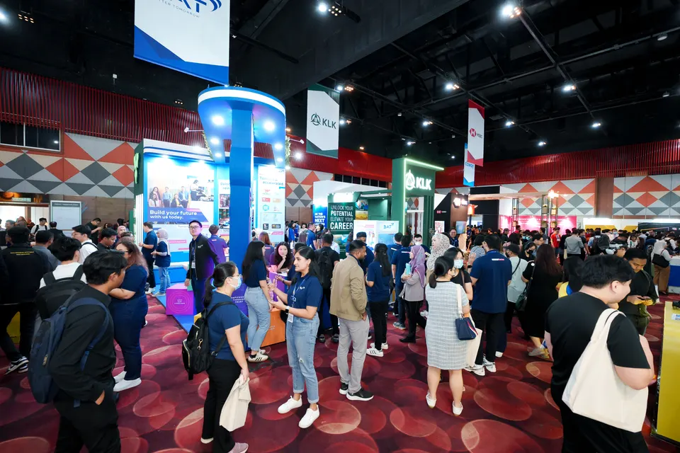 The exhibition hall, Talentbank Career Fair 2025