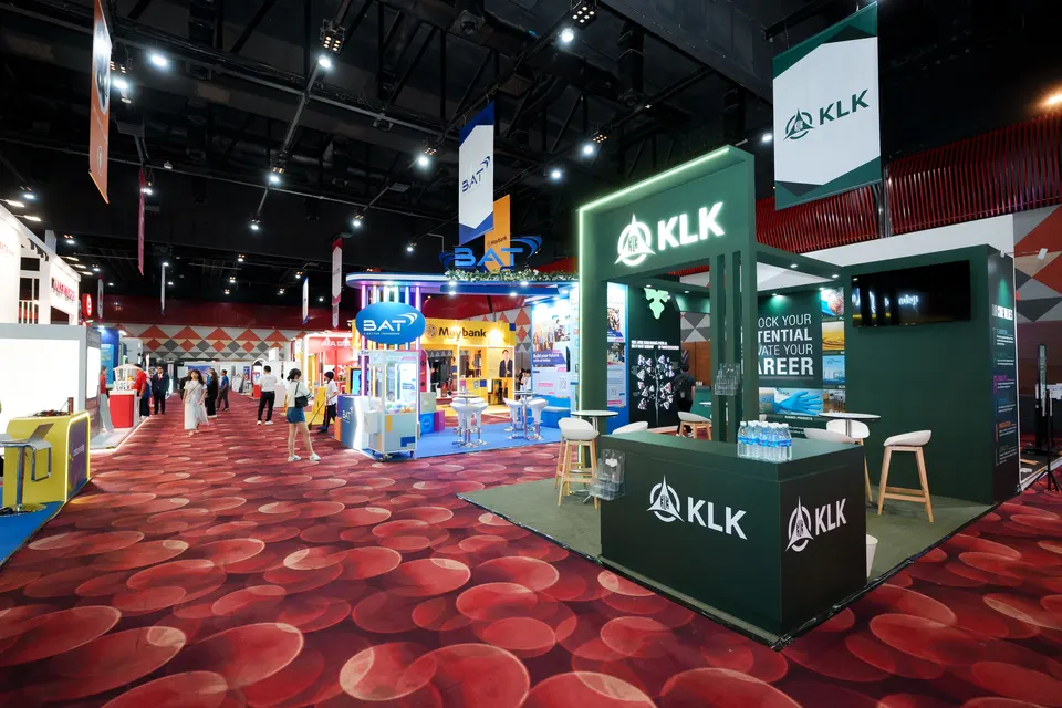An employer booth, Talentbank Career Fair 2025