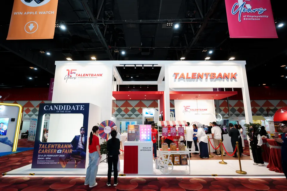 The Talentbank booth, Talentbank Career Fair 2025